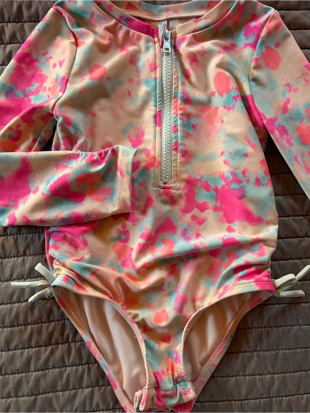 Cat & Jack Long-Sleeve One-Piece Swimsuit